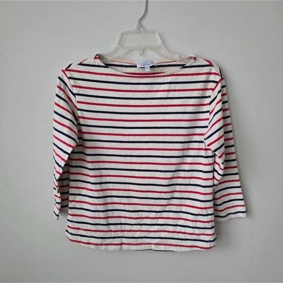 & OTHER STORIES | Breton Stripe Top navy Red Sz XS - Picture 2 of 7